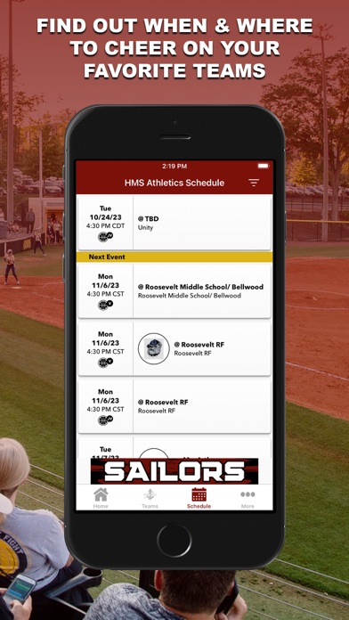 Heritage Middle School Sailors Screenshot