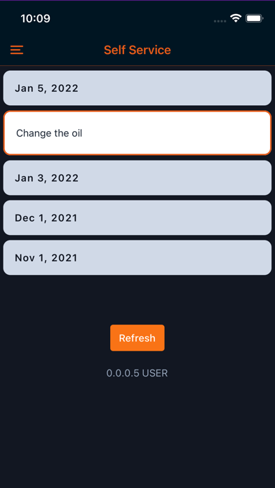 469 Service Tracker Screenshot