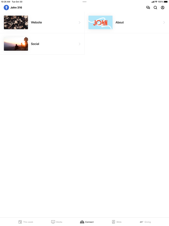 John 3:16 Church of Christ iPad screenshot 3 - Education app