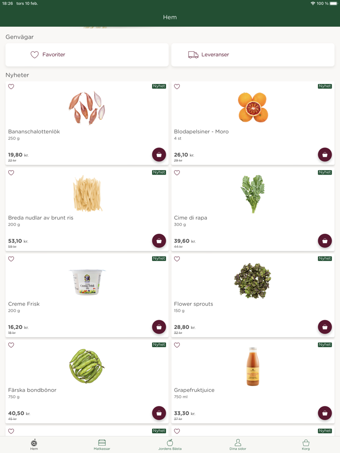 Årstiderna - Ekologisk mat