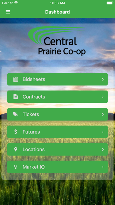 Central Prairie Co-op Mobile Screenshot