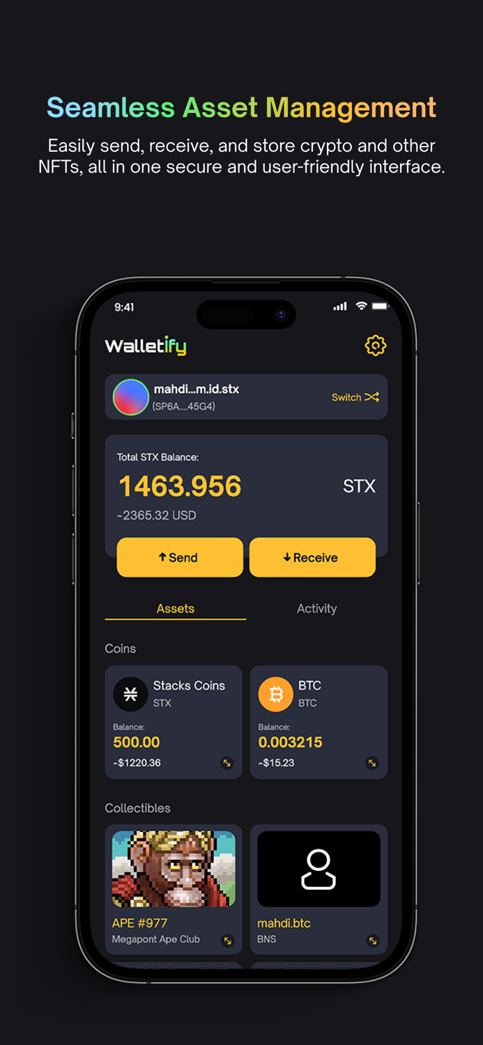 Walletify - A Wallet for DIDs