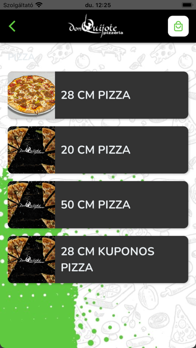 Don Quijote Pizzéria Szolnok Screenshot