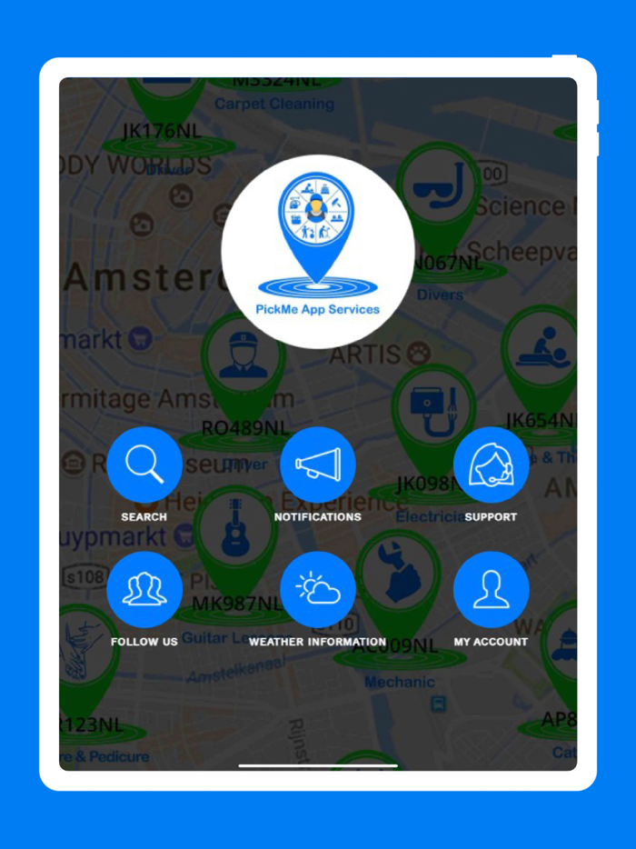 PickMeApp Services Light