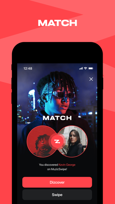 MuzicSwipe: Discover New Music Screenshot