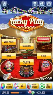 lucky play casino slots games iphone screenshot 1