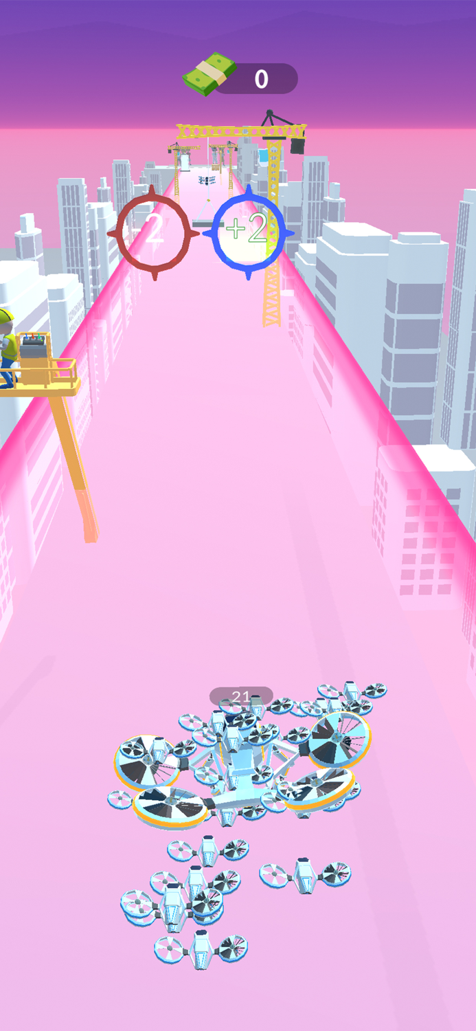 Drone Rush Art in the Sky