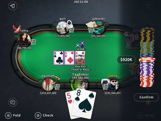 Tap Poker Social iPad app afbeelding 6