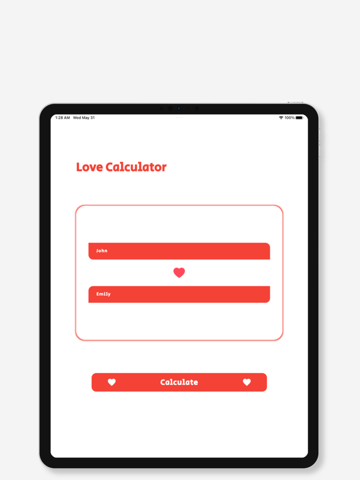 Love Calculator - Couple Test