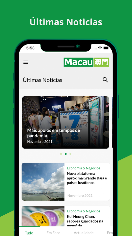 #1. Revista Macau (iOS) By: 澳門特別行政區政府新聞局 - Government Information Bureau of the MSAR