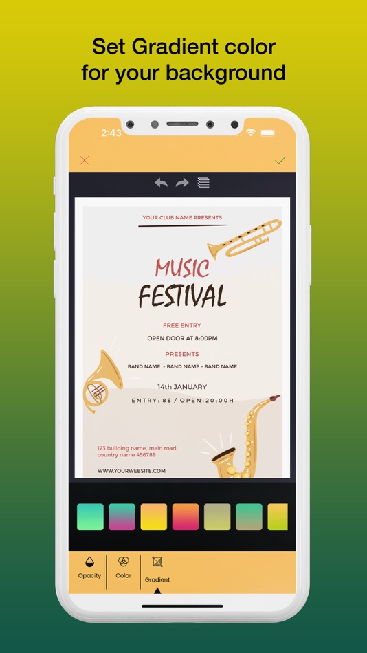 #7. Flyer Maker: Poster Maker Card (iOS) 由: Bhumiben Sutariya