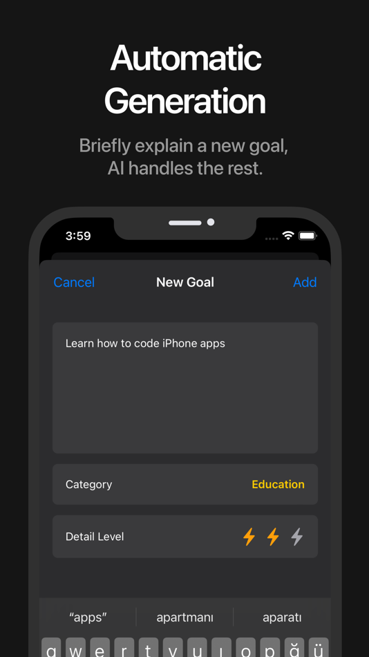 #3. AI Todo Manager - Pivot (iOS) 게시자: Ugur Yasar Kocal