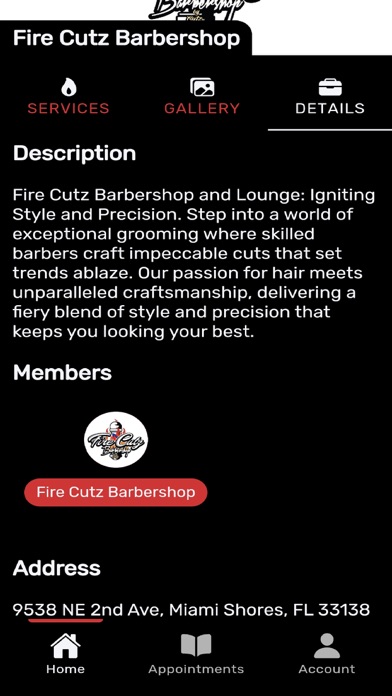 Fire Cutz Barbershop Screenshot