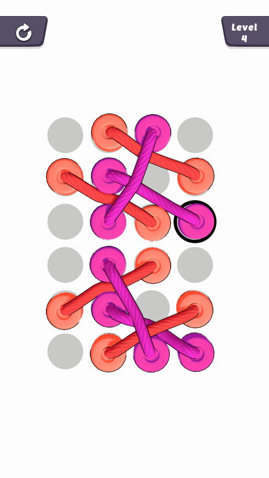 #2. Twisted Puzzle 3D - Sort Ropes (iOS) 来自: Vu Phan