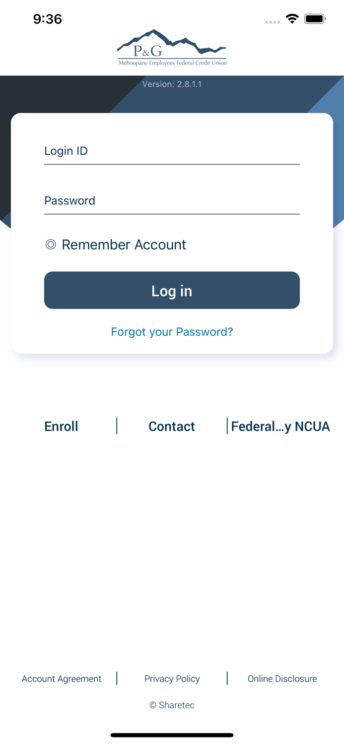 PandG Mehoopany Employees FCU