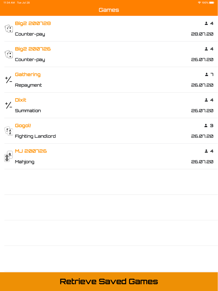 Gamepoint Calculator