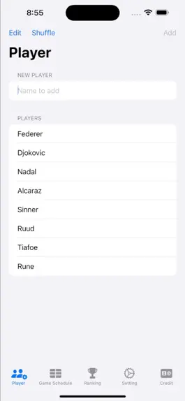 Game screenshot Tennis Game Scheduler mod apk