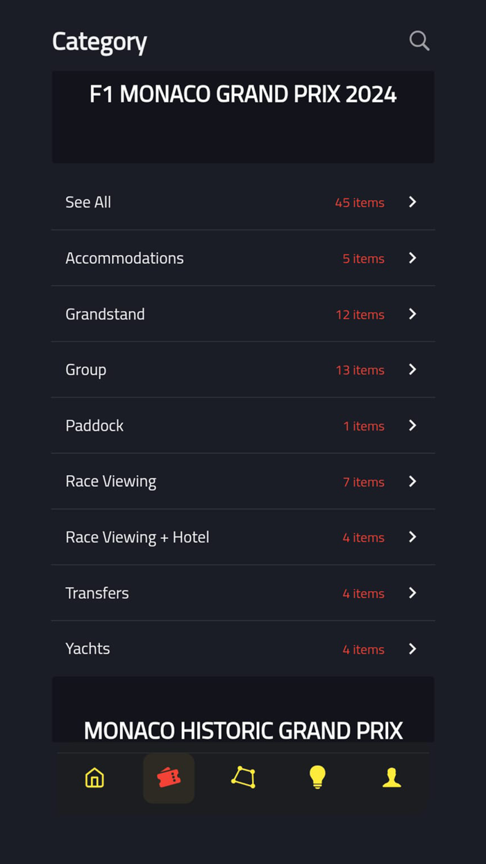 Ticket Grand Prix Monaco