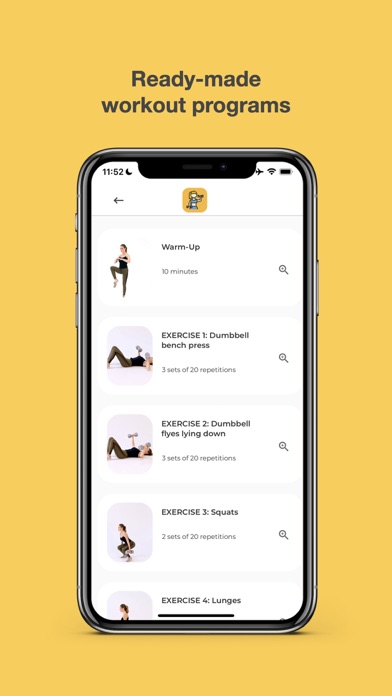MYFITBACK fitness workouts Screenshot