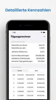 tilgungsrechner pro iphone screenshot 3