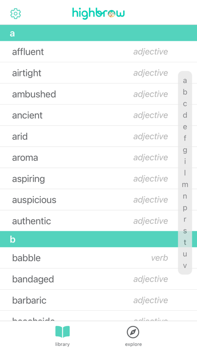 Highbrow Dictionary Screenshot