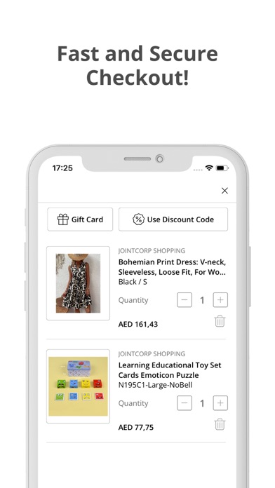 Jointcorp Shopping Screenshot