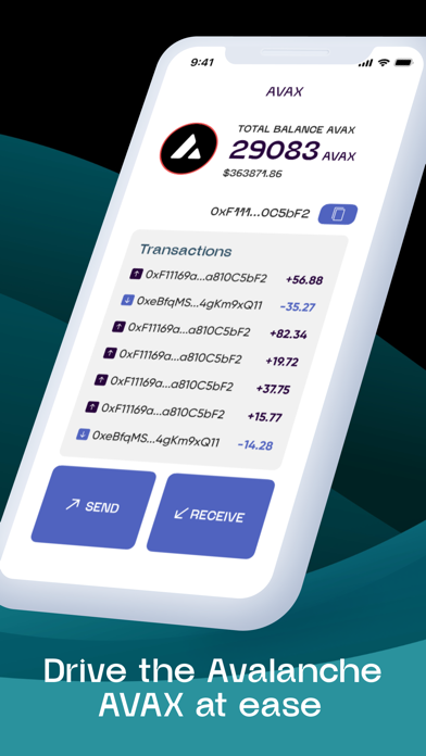 Avot - AVAX Wallet Screenshot