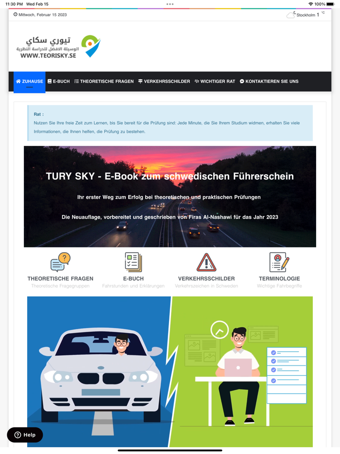 Teori B krkort - Tyska