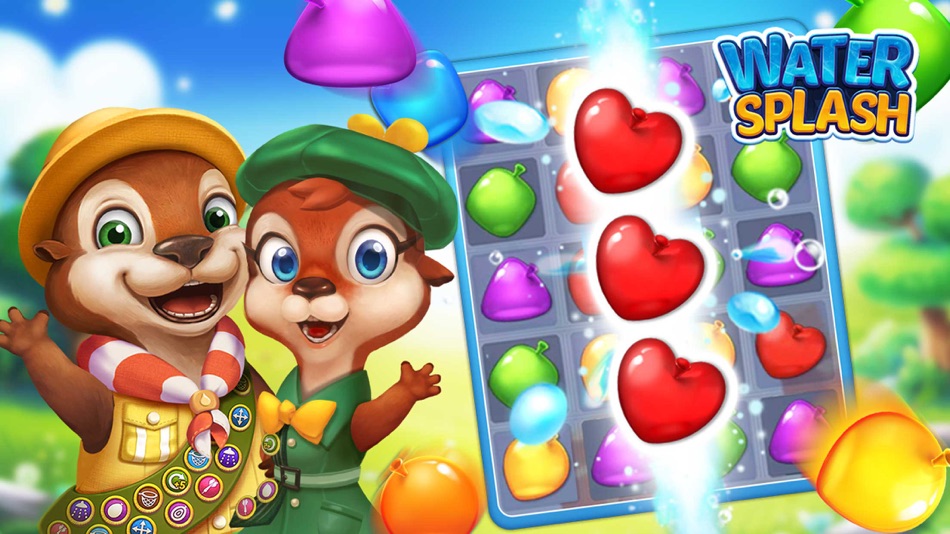 #6. Water Splash – Cool Match 3 (iOS) 来自: NSTAGE Inc.