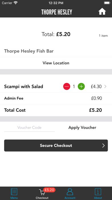 Thorpe Hesley Fish Bar Screenshot