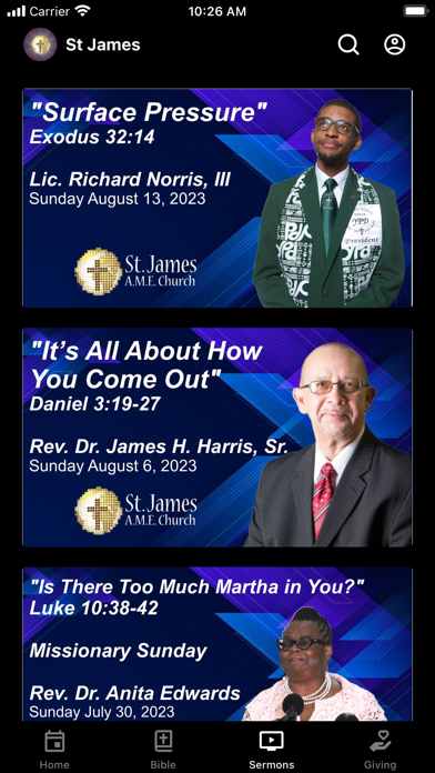 St James AME Church Pittsburgh Screenshot