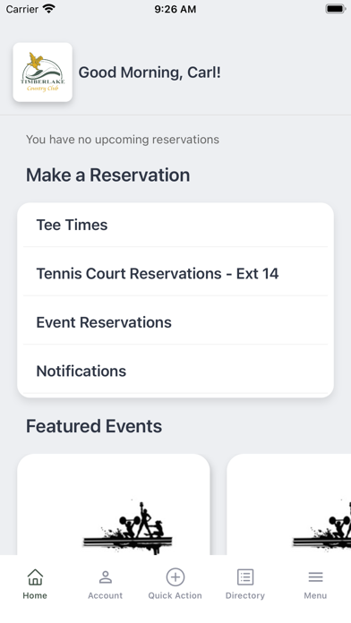Timberlake Country Club Screenshot