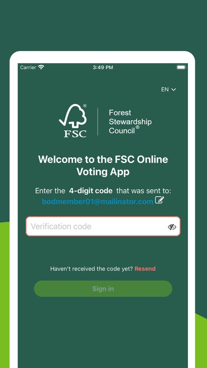 FSC Online Voting App