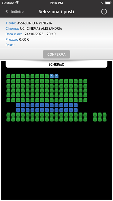 Webtic Prenotazioni Cinema Screenshot