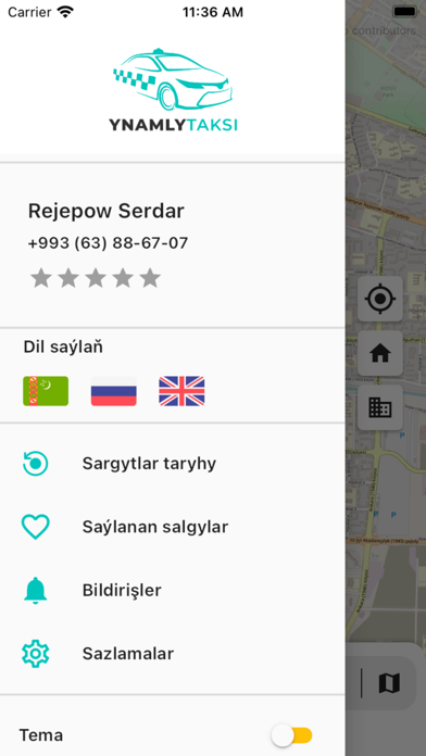 Ynamly taksi Screenshot