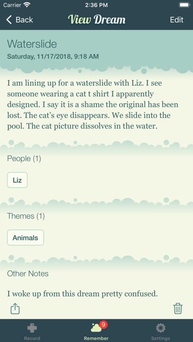 DreamKeeper - My Dream Journal Screenshot
