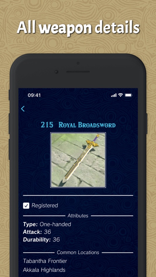 #6. Hyrule Compendium (iOS) By: Felipe Braunger Valio Desenvolvimento de Sistemas Ltda