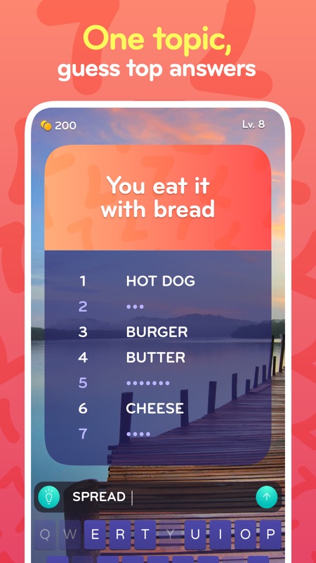 Top 7 - family word game screenshot 1