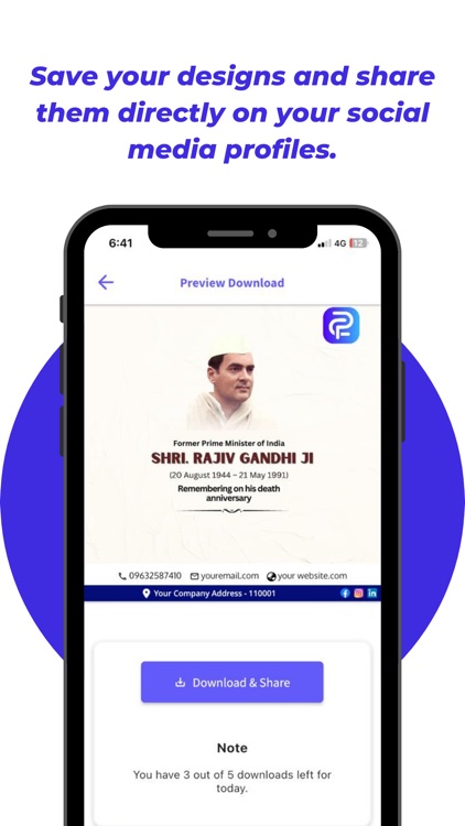 Corporate Post - Poster Maker screenshot-6