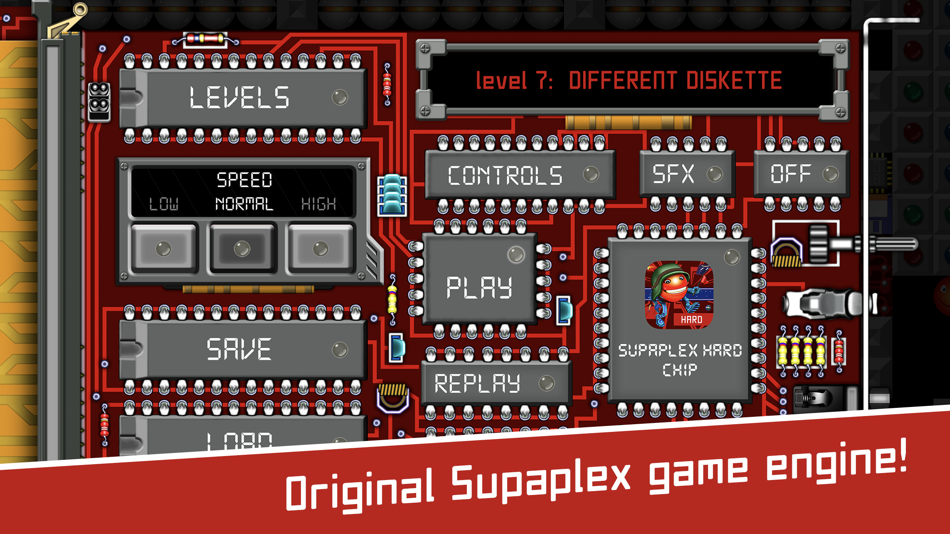 #4. Supaplex HARD (iOS) Με: inArcade