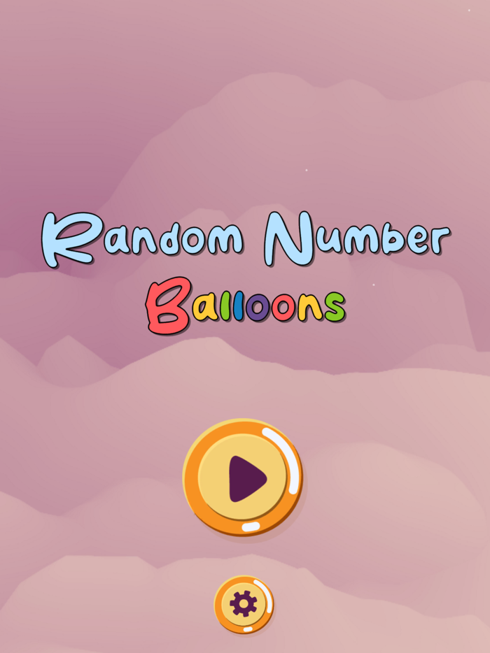 Random Number Balloons