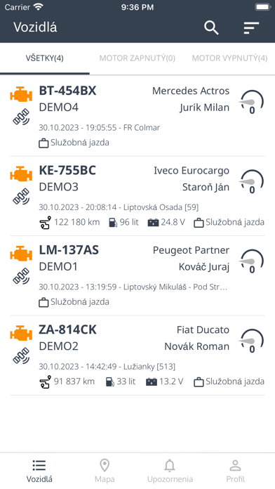 CarReport Screenshot