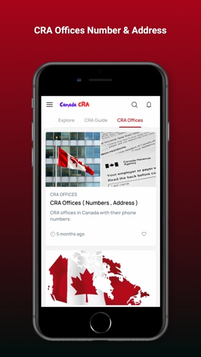 Canada Revenue Agency CRA Info Screenshot