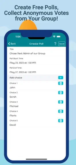 Game screenshot PollMe - Poll Anonymous Vote hack