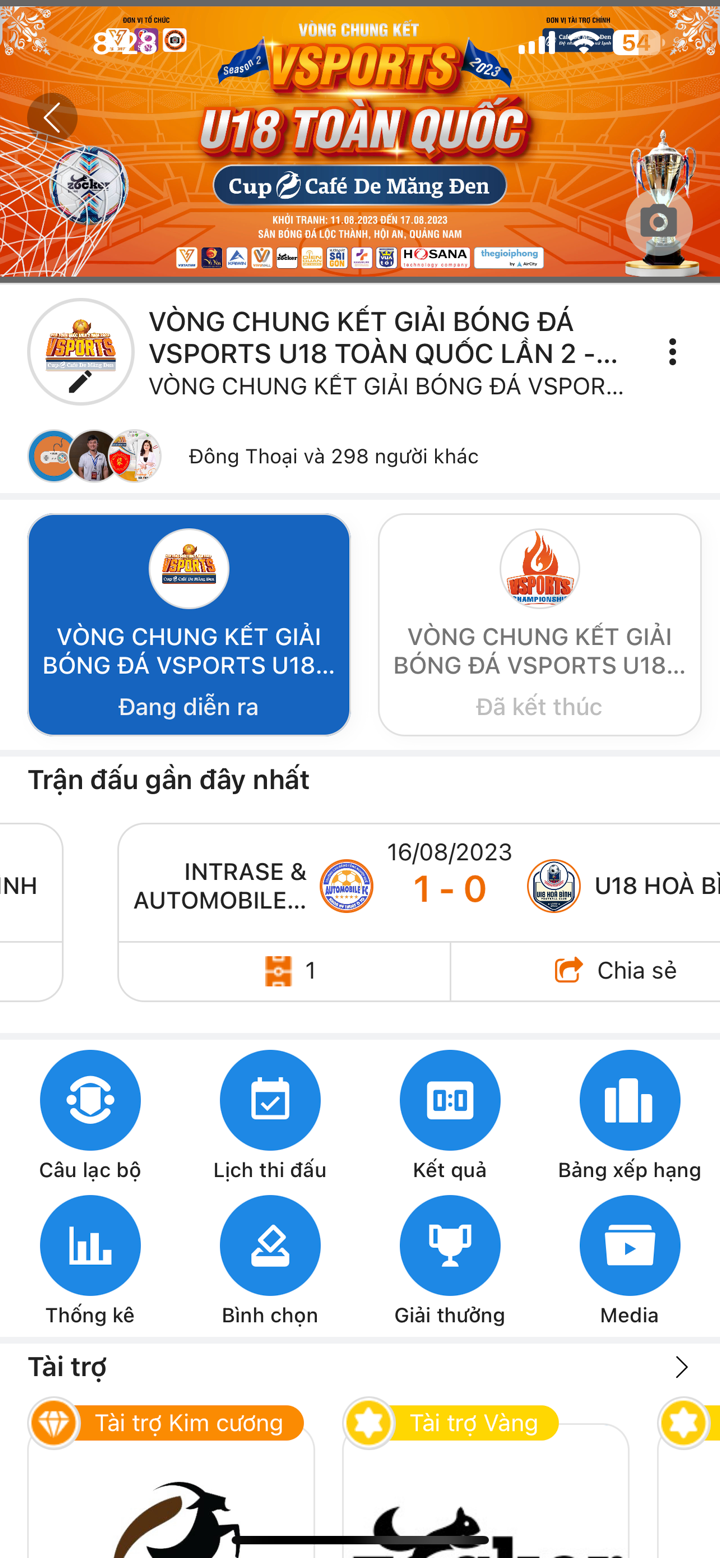 VSports screenshot 2