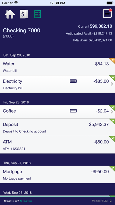 Bank of Clarke Business Screenshot