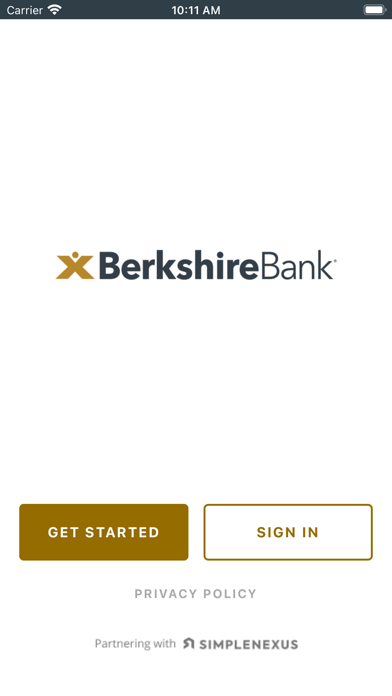 Berkshire Bank Mortgage Screenshot