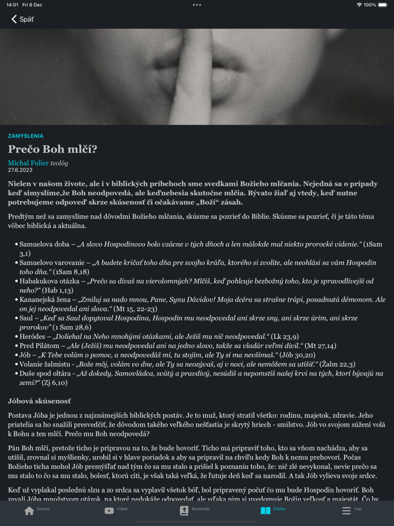 Screenshot #4 pour Biblický komentár