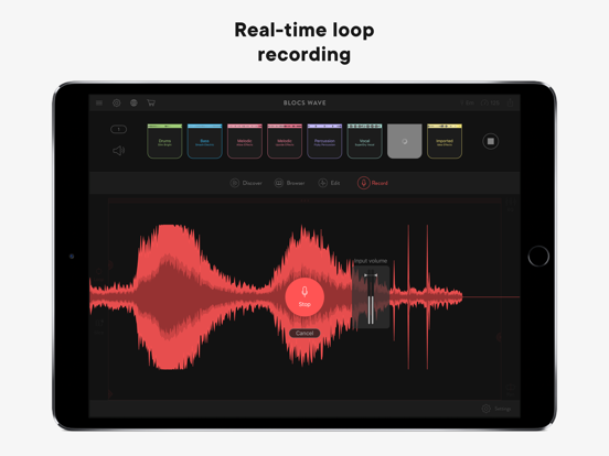 Blocs Wave: Record Music Live iPad app afbeelding 4