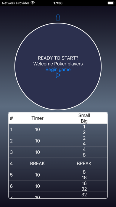 Poker Blinds Tracker and Timerのおすすめ画像1